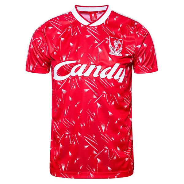 19891991 liverpool home retro Football Jersey