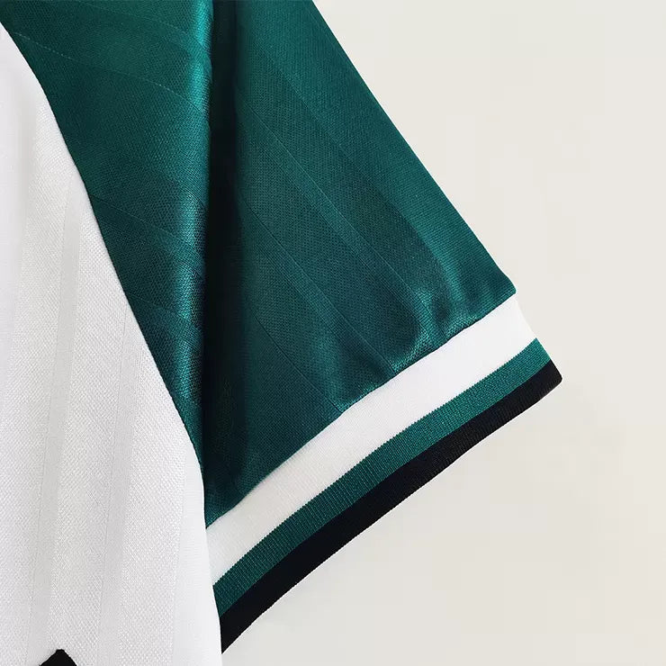 199395 Liverpool Away Jersey (WhiteGreen) - Retro Football Jersey