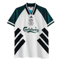 199395 Liverpool Away Jersey (WhiteGreen) - Retro Football Jersey