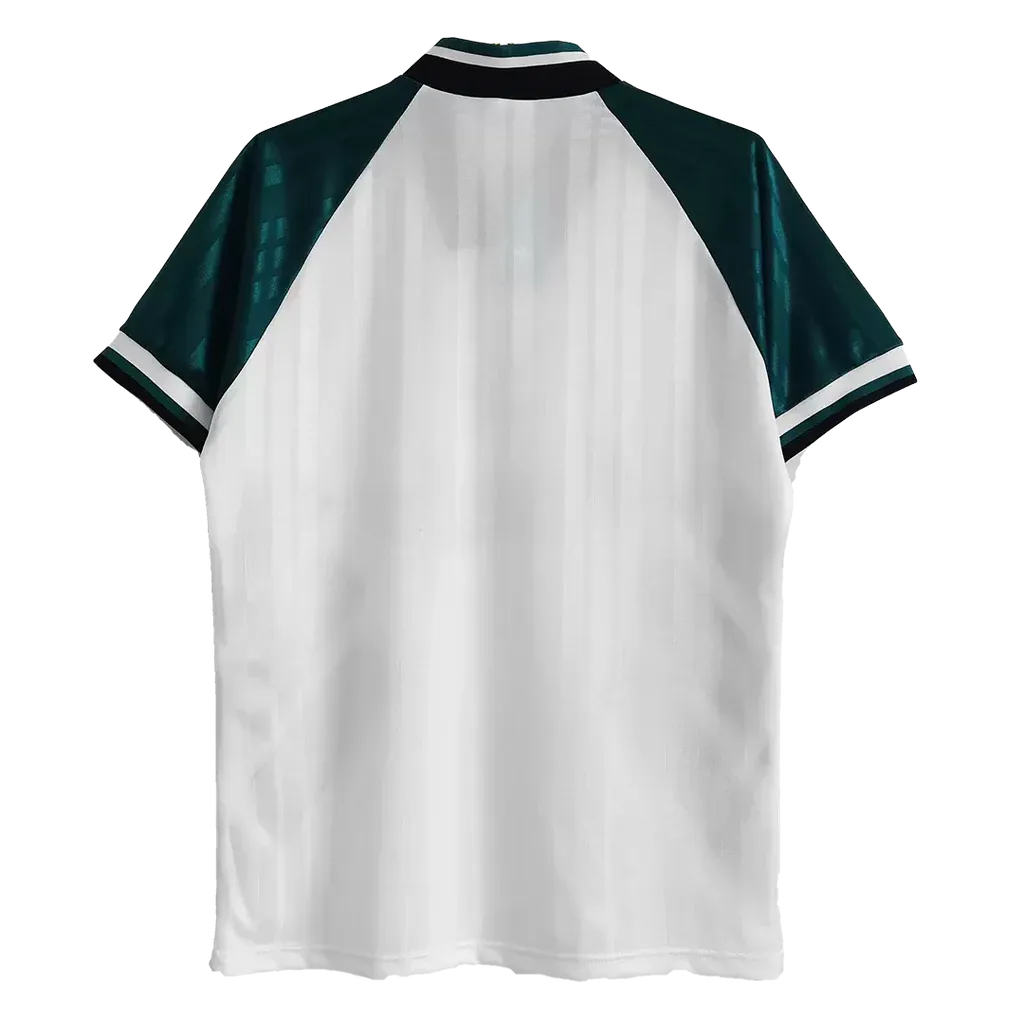 199395 Liverpool Away Jersey (WhiteGreen) - Retro Football Jersey