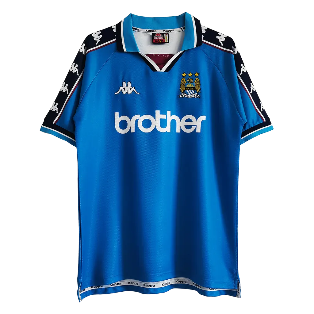 199799 - Manchester City Home Jersey - Retro Football Jersey Football Jersey