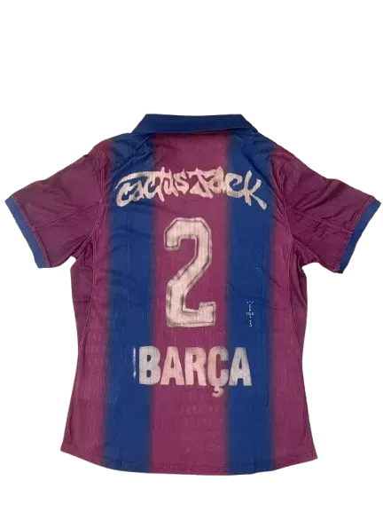 2001 FCB Travis Scott Skeleton Remake - Player Version Quality Football Jersey Football Jersey