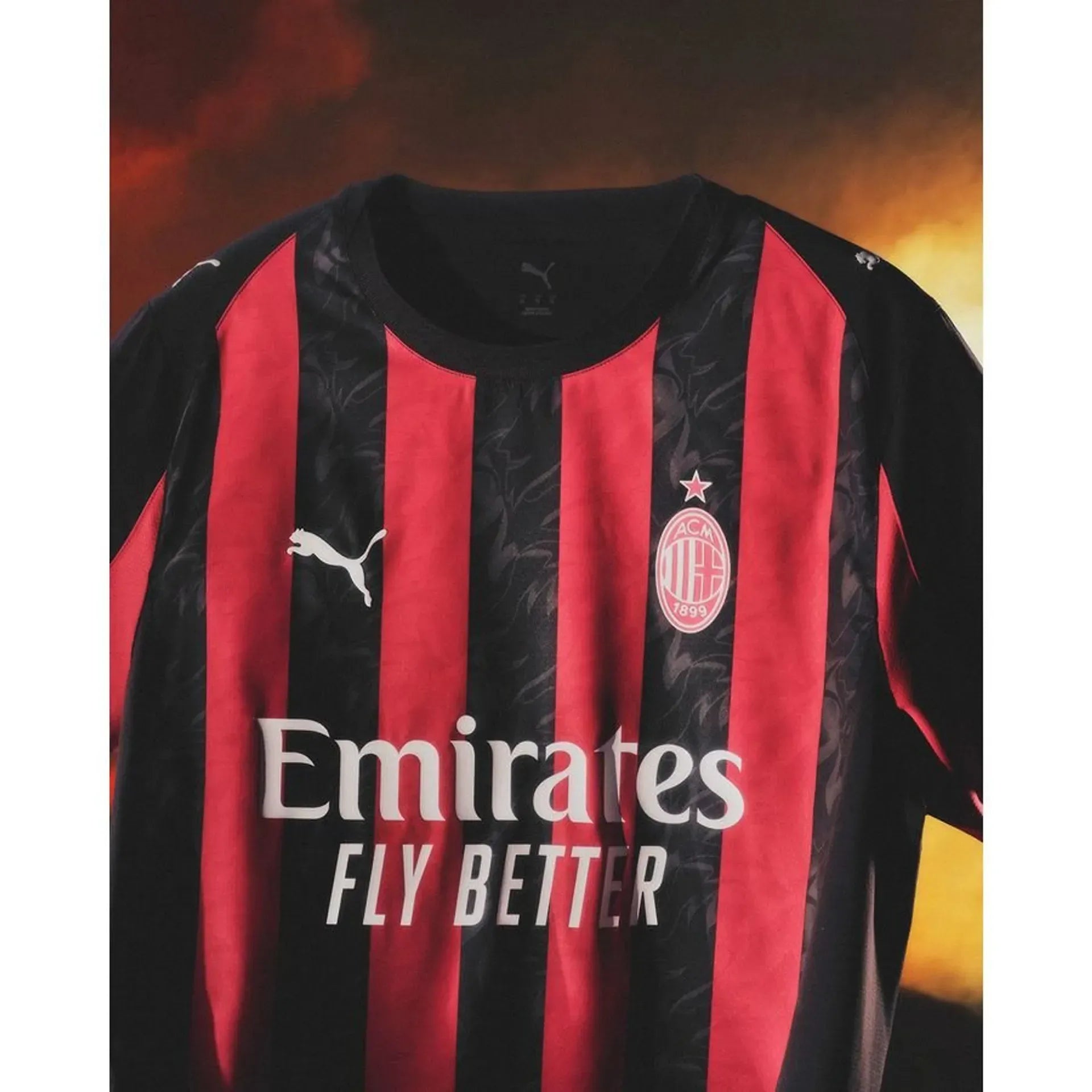 AC MILAN HOME FAN Football Jersey