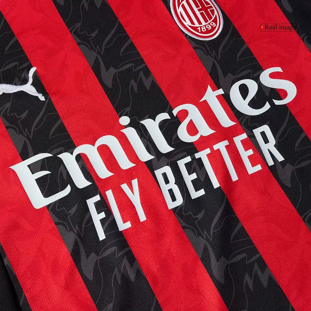 AC Milan Home Jersey Kit 202526 Football Jersey