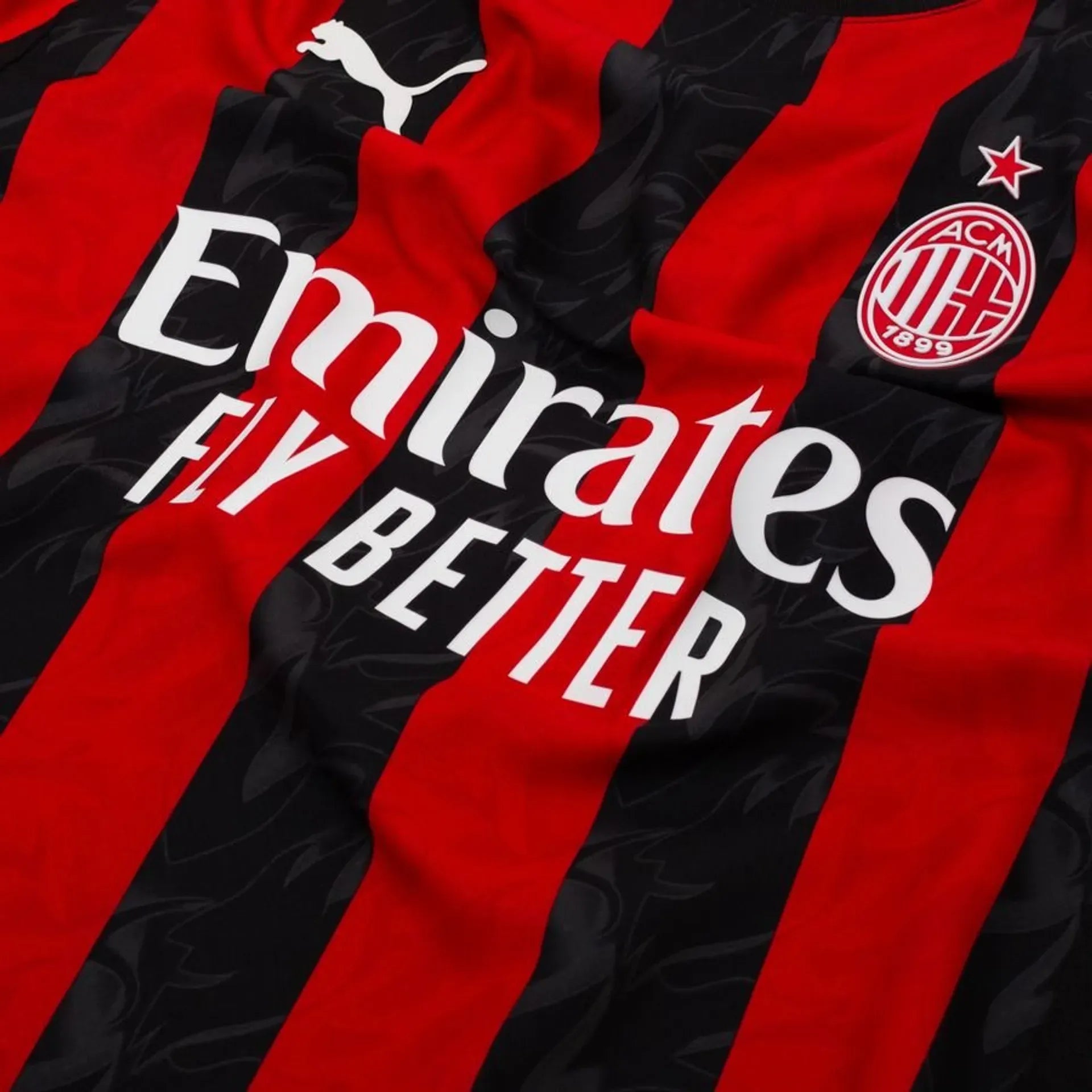 AC Milan Home Match Jersey Player Version 202526 Football Jersey