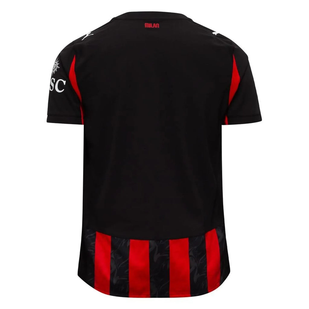 AC Milan Home Match Jersey Player Version 202526 Football Jersey