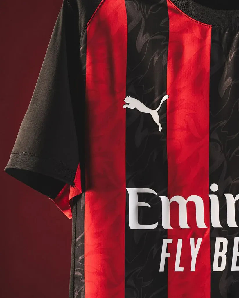 AC Milan Home Match Jersey Player Version 202526 Football Jersey