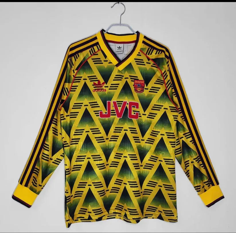 Arsenal 19911993 retro Longsleeve jersey Football Jersey