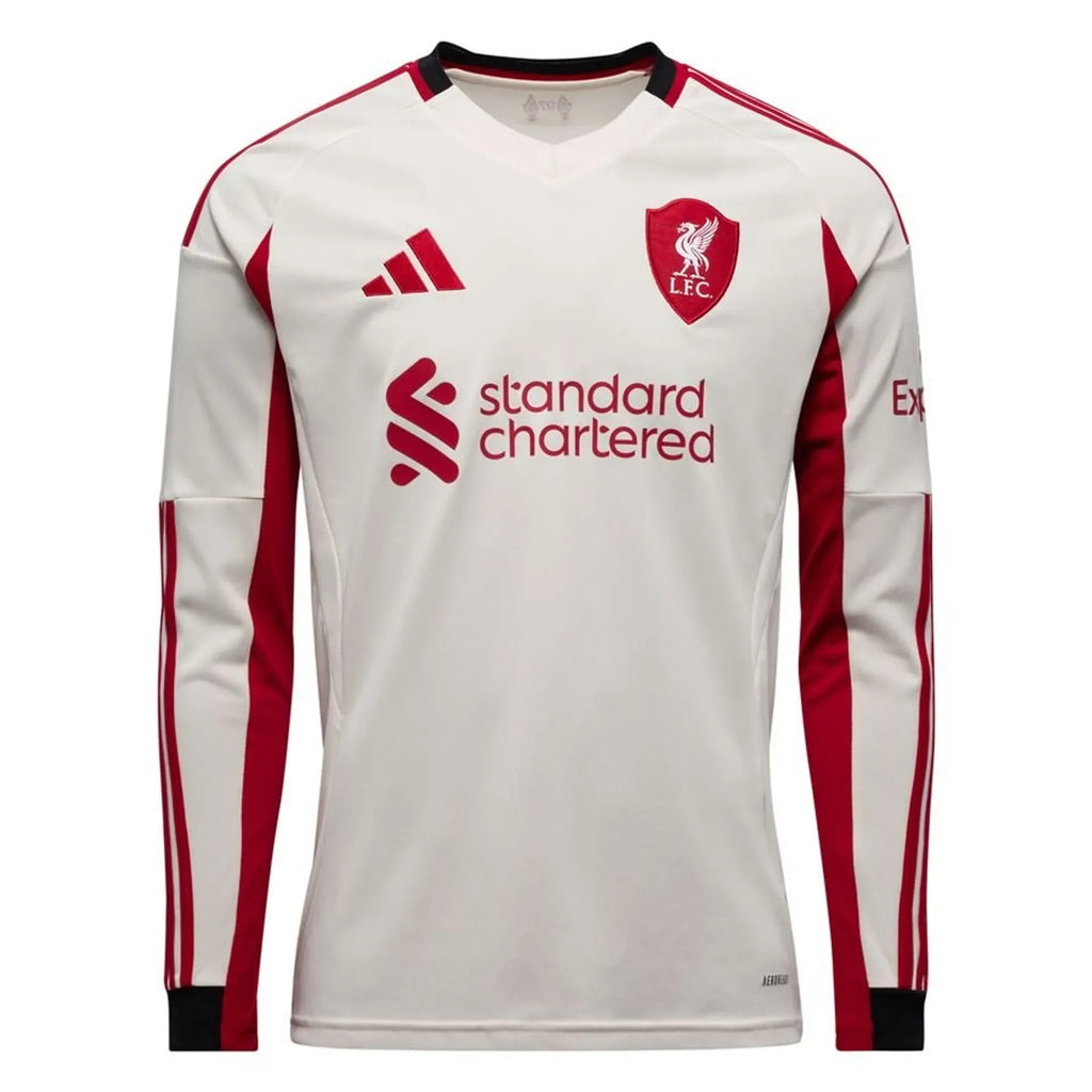 away long full sleeves fan version Football Jersey