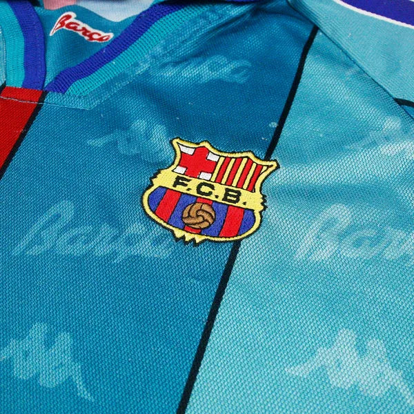 Barcelona 1995-97 away retro long-sleeved soccer jersey Football Jersey Football Jersey