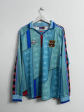 Barcelona 1995-97 away retro long-sleeved soccer jersey Football Jersey