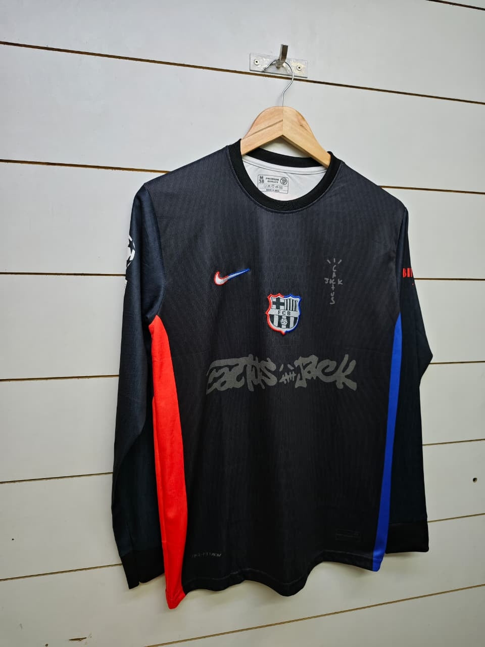 Barcelona Away Long Sleeves Jersey 24-2 Football Jersey