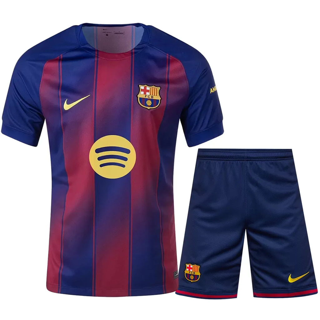 Barcelona Home Jersey Kit 202526 Football Jersey