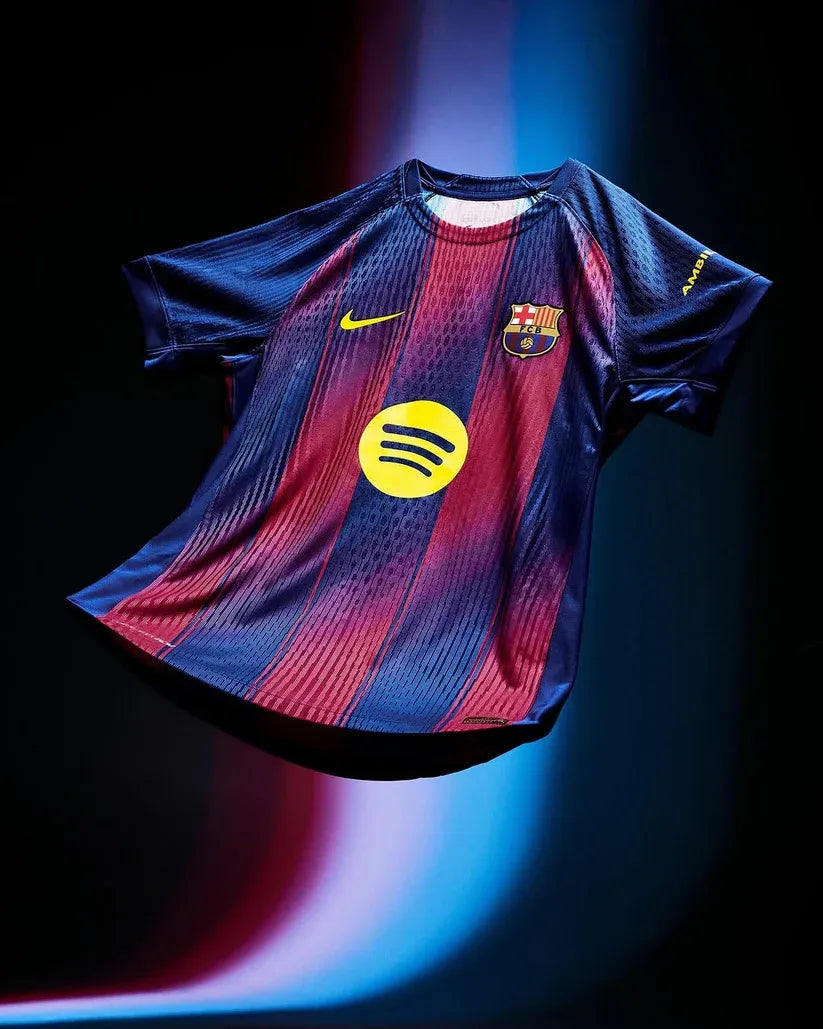 Barcelona Home Match Jersey Player Version 202526 Football Jersey
