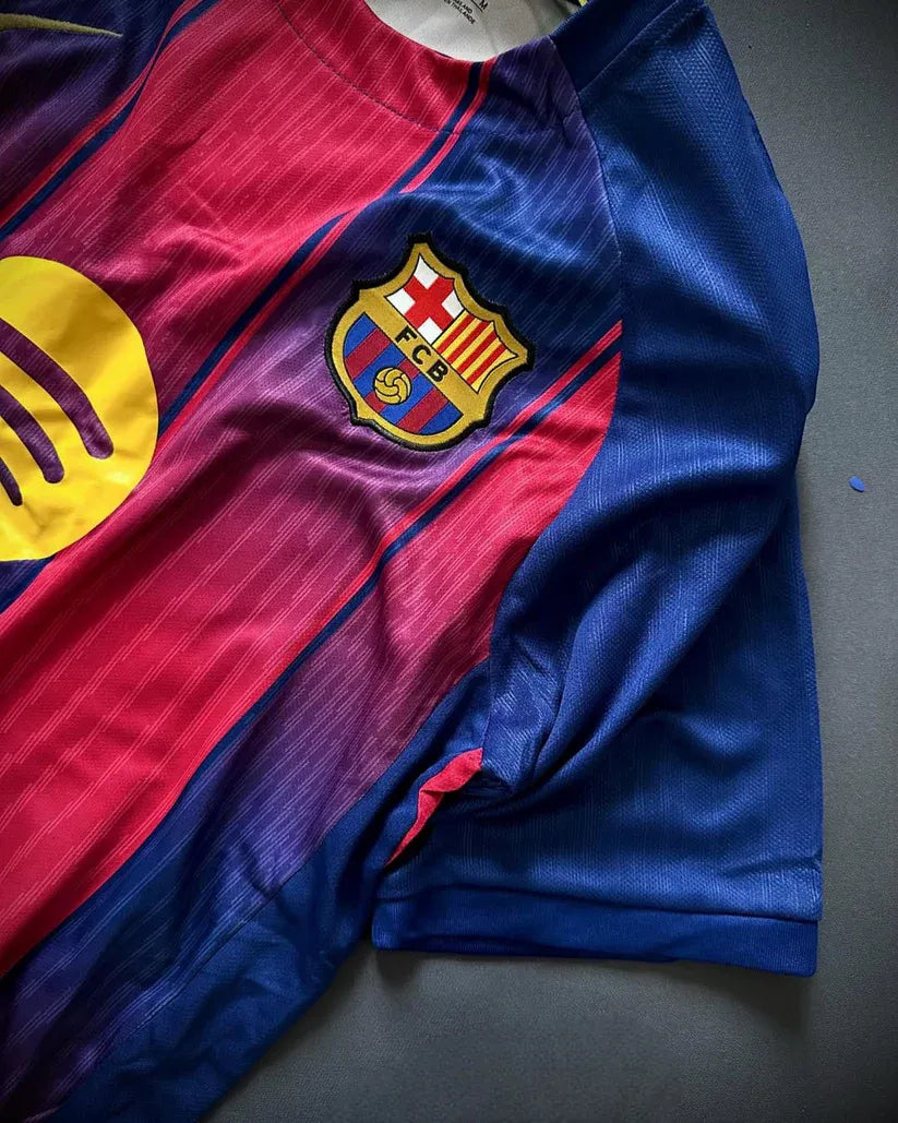 Barcelona Home Match Jersey Player Version 202526 Football Jersey