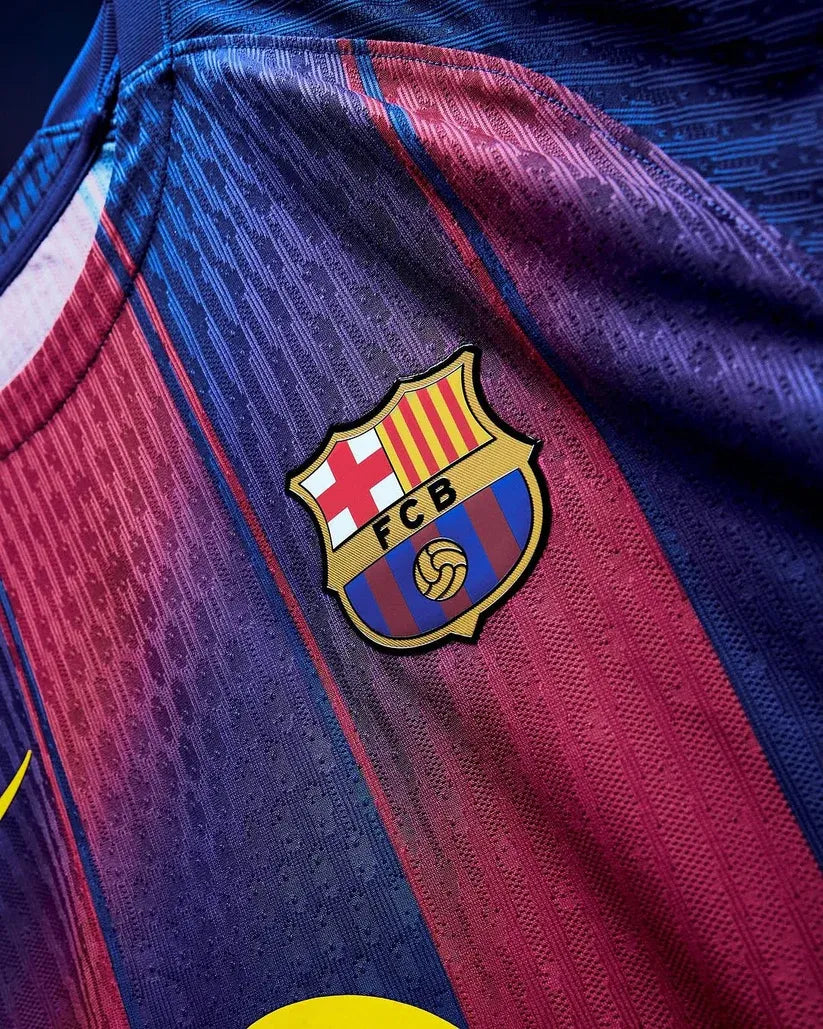 Barcelona Home Match Jersey Player Version 202526 Football Jersey