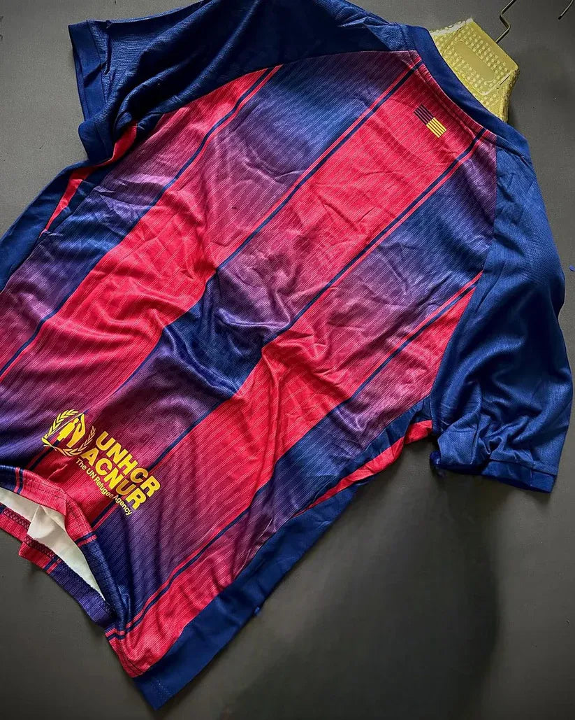 Barcelona Home Match Jersey Player Version 202526 Football Jersey