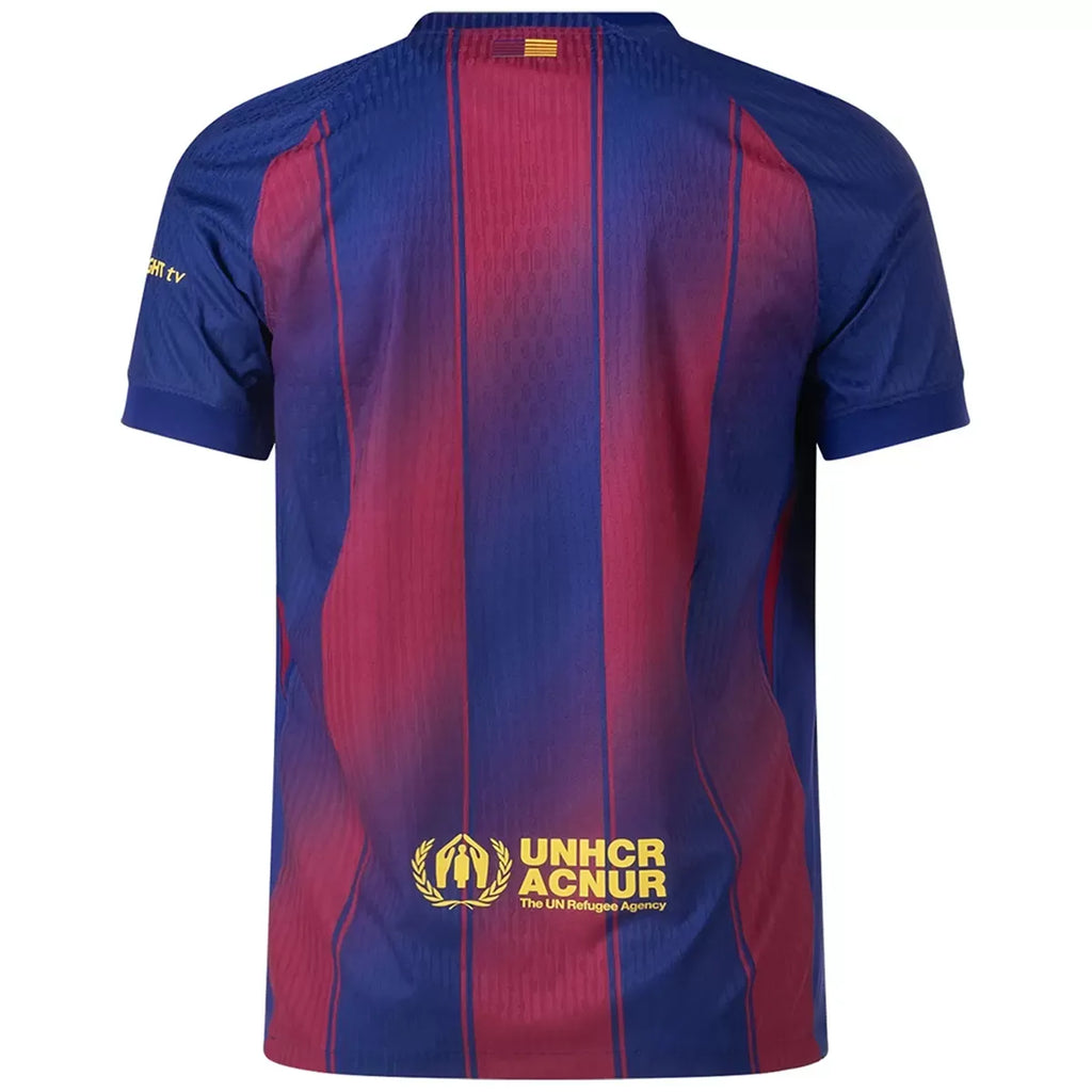 Barcelona Home Match Jersey Player Version 202526 Football Jersey