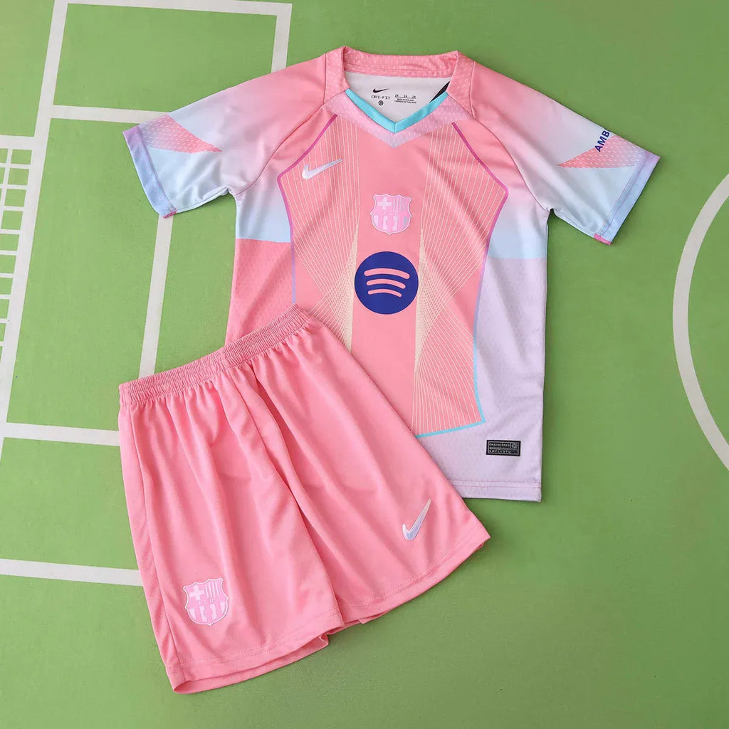Barcelona Kids Special Edition Jersey 2526 Football Jersey