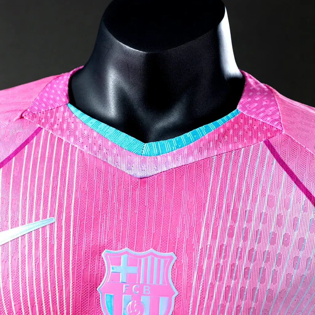 Barcelona pink special jersey 202526 Football Jersey