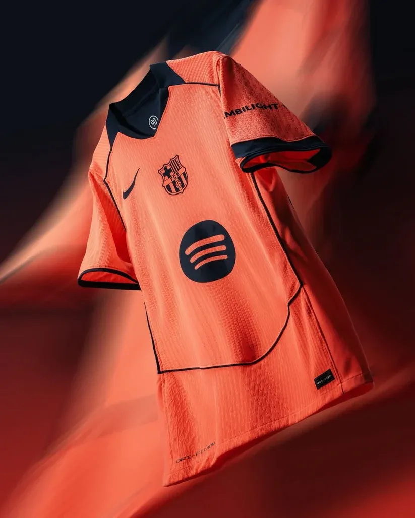 Barcelona Third Match Jersey Player Version 202526 Football Jersey