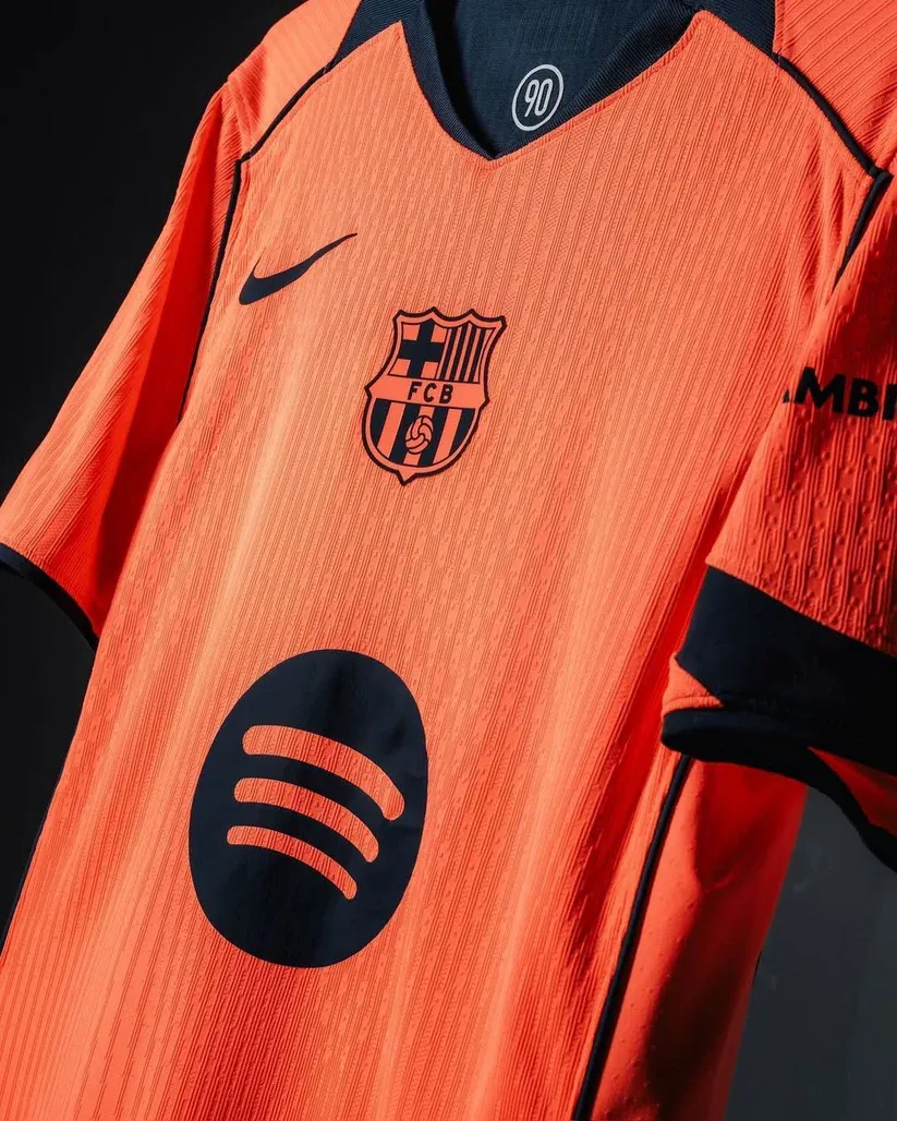 Barcelona Third Match Jersey Player Version 202526 Football Jersey