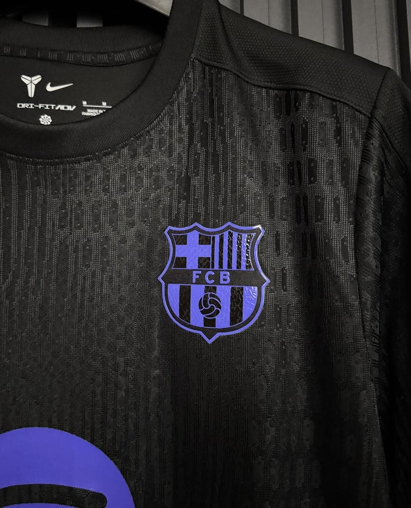 Barcelona x Kobe Bryant _Mamba_ Pre-Match Jersey 202526 Football Jersey
