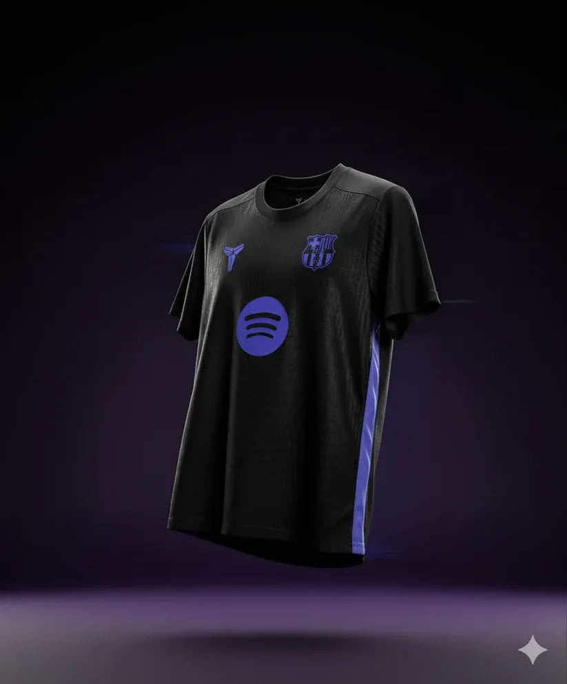 Barcelona x Kobe Bryant _Mamba_ Pre-Match Jersey 202526 Football Jersey