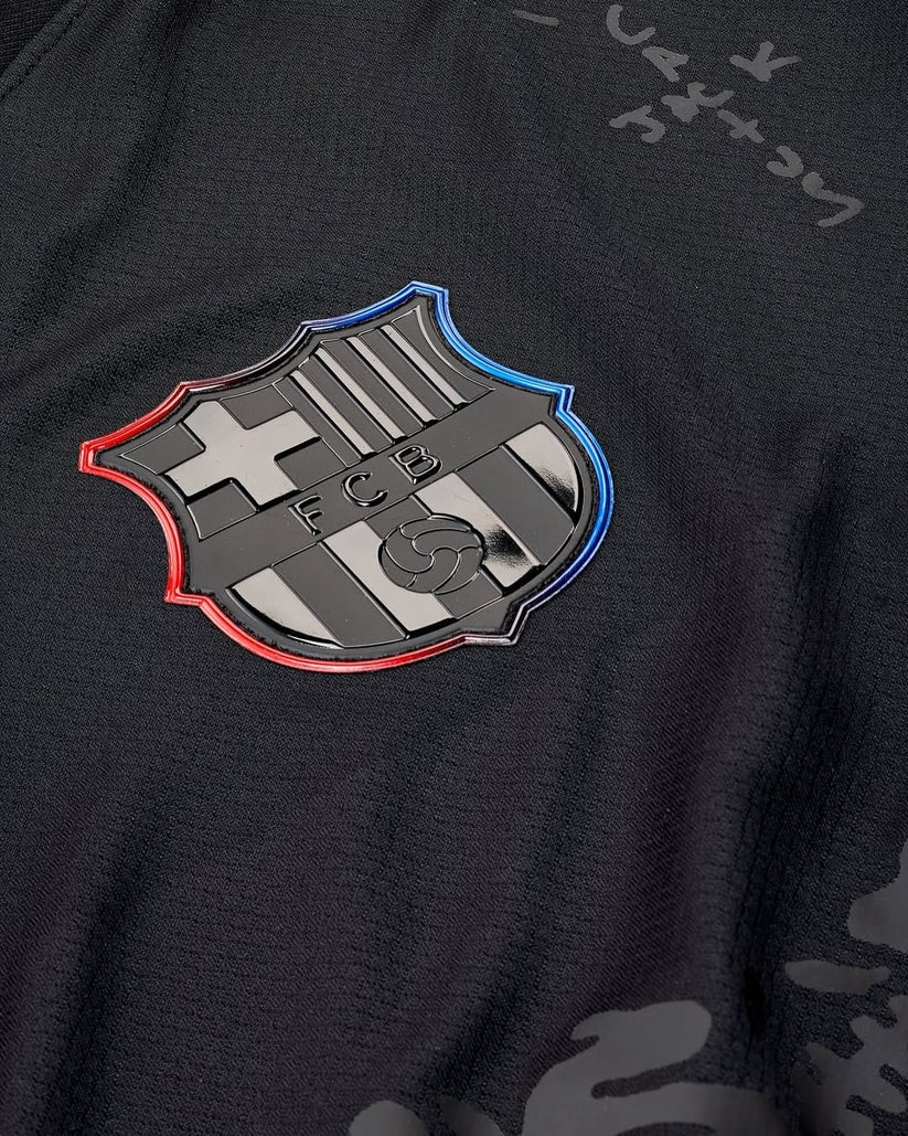 Barcelona x Travis Scott Away Match Jersey Football Jersey