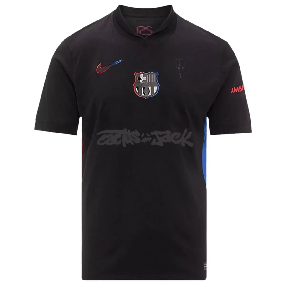 Barcelona x Travis Scott Away Match Jersey Football Jersey