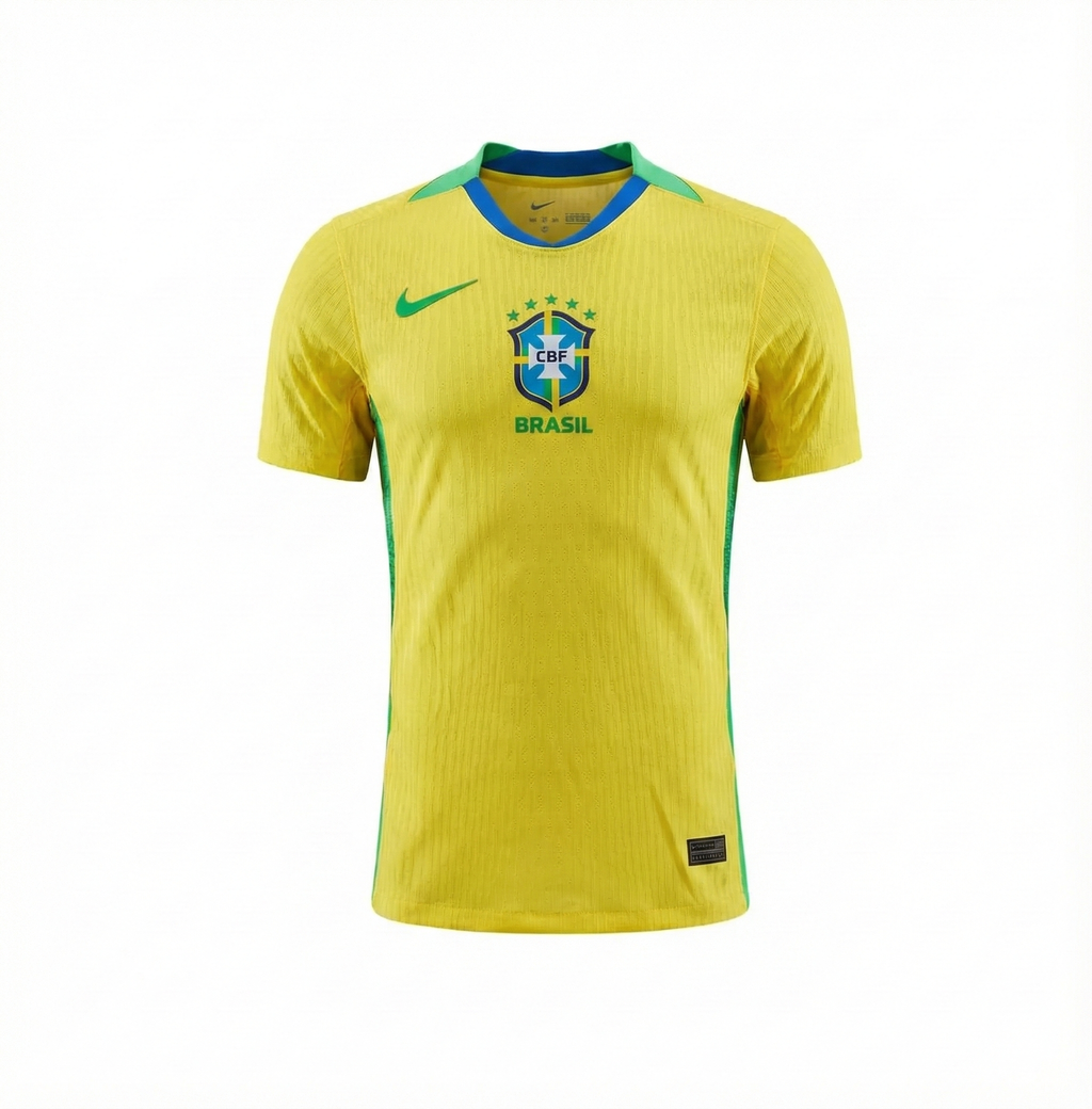 Brazil Home 2025-26 Jersey Player Version Football Jersey Football Jersey