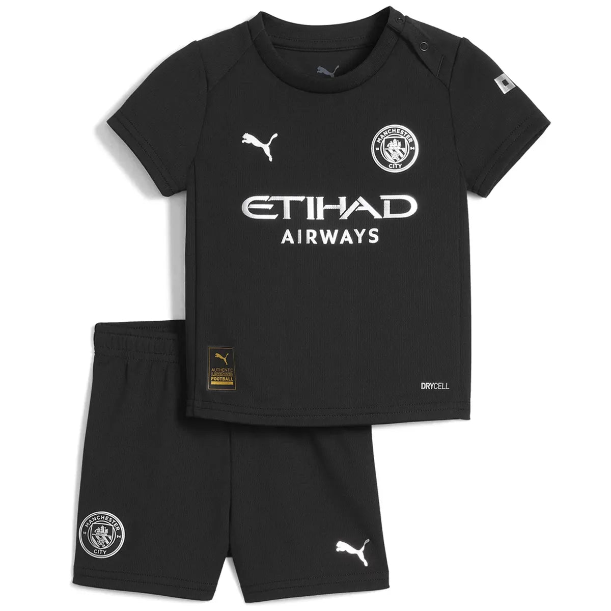 Kids Manchester City Away Jersey Kit 202526 Football Jersey