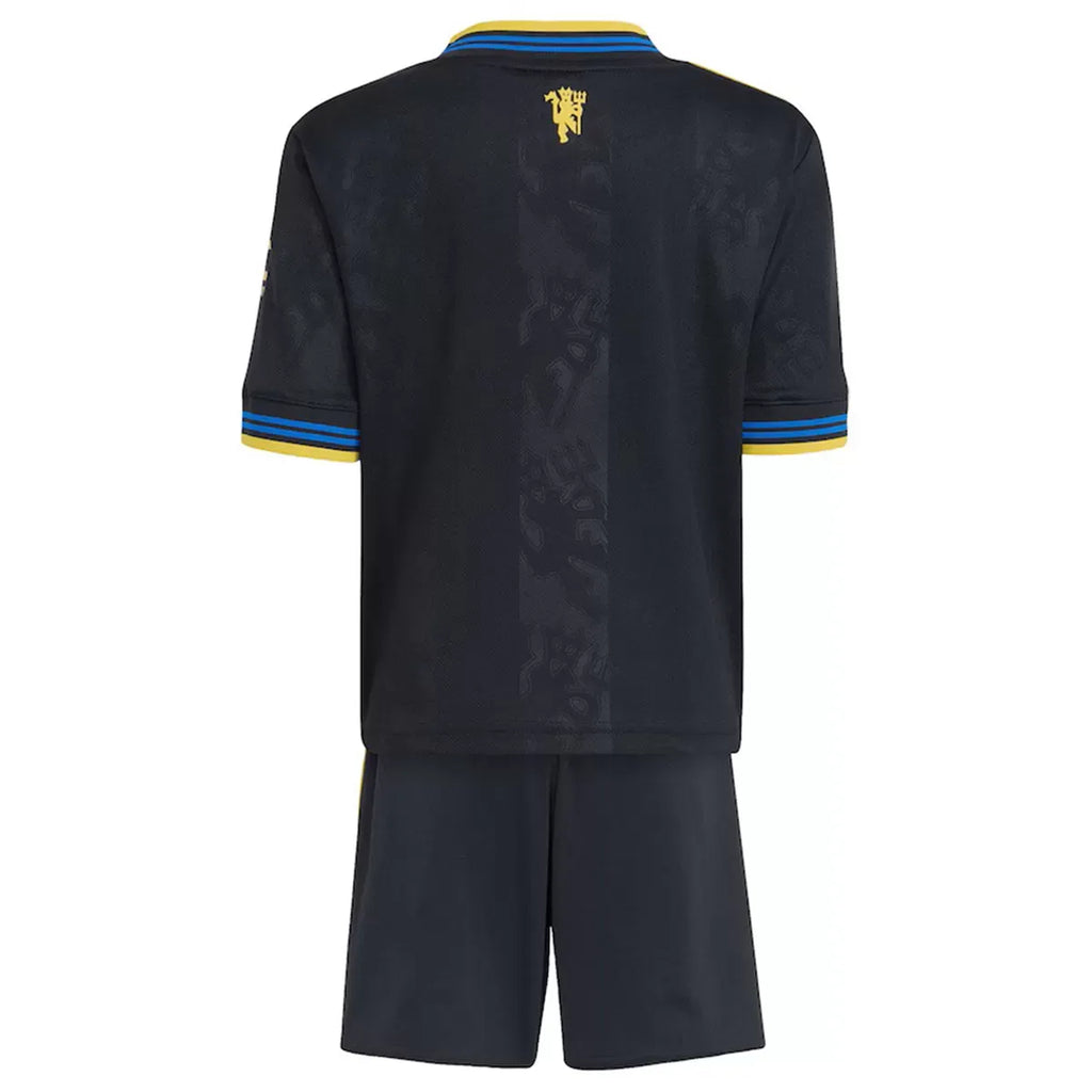 Kids Manchester United Third Jersey Kit 202526 Football Jersey