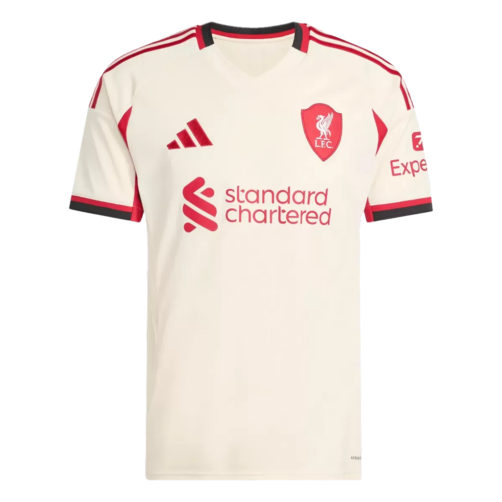 Liverpool Away Jersey Kit 202526 Football Jersey