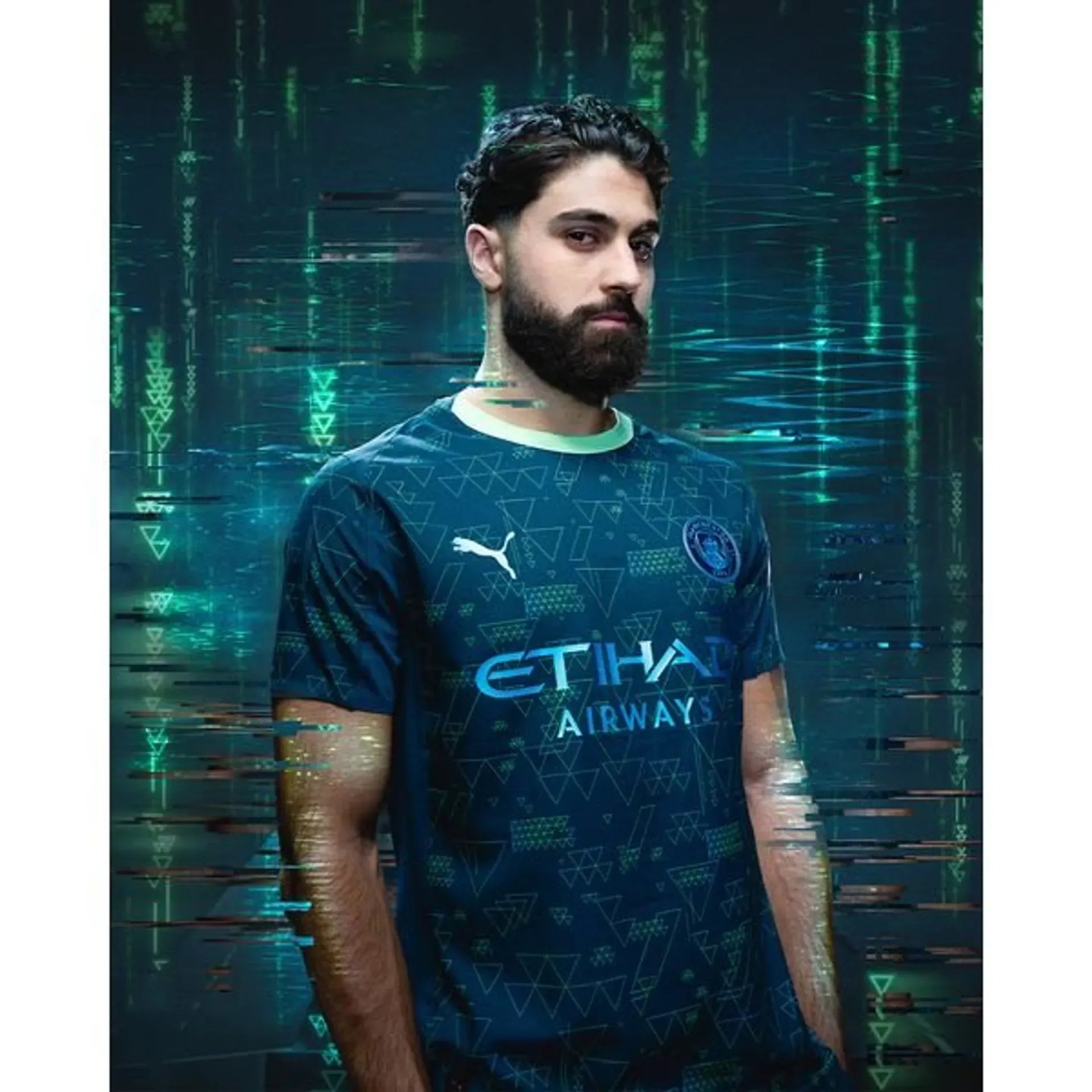 Manchester City EA Sports Fourth Jersey 202526 Football Jersey