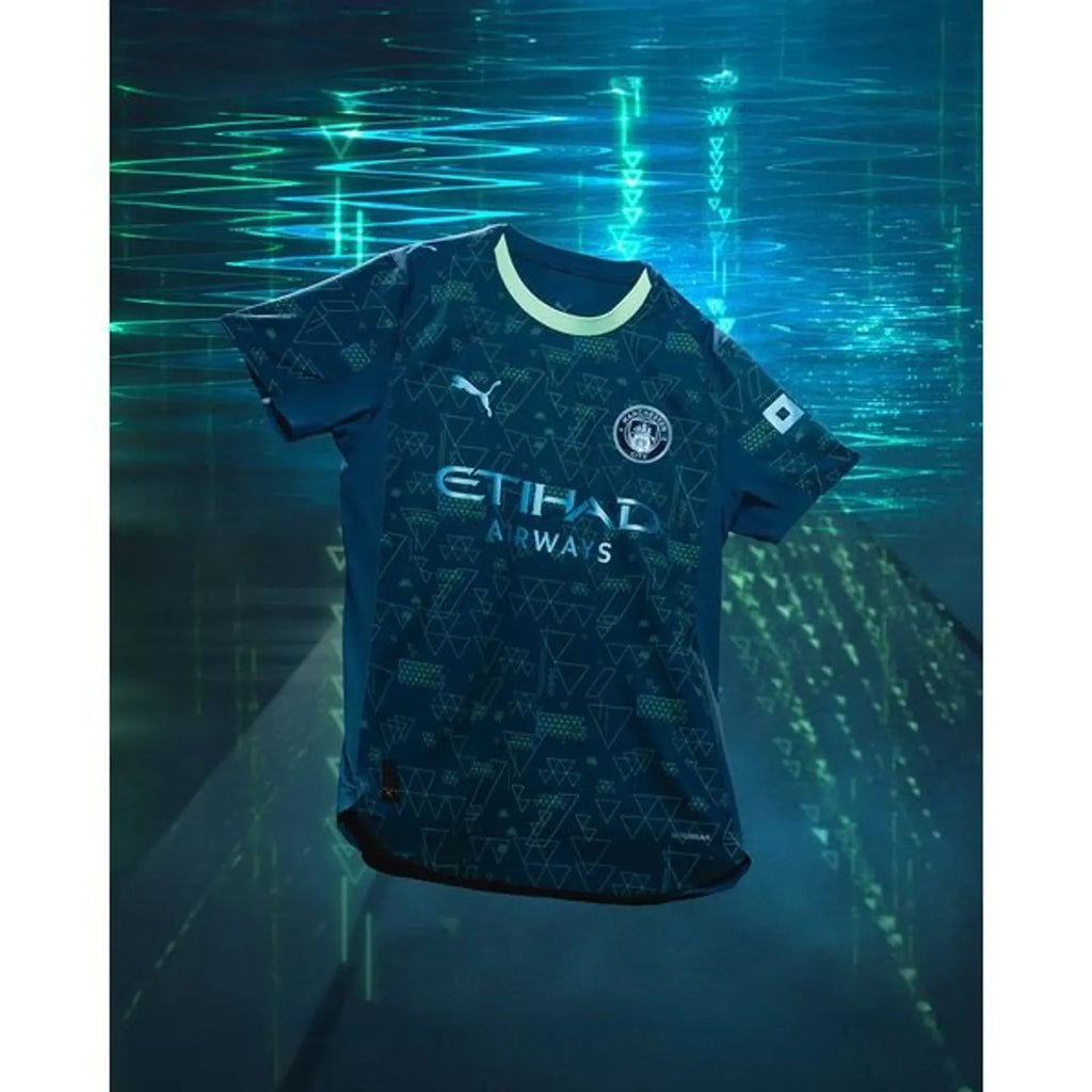 Manchester City EA Sports Fourth Jersey 202526 Football Jersey