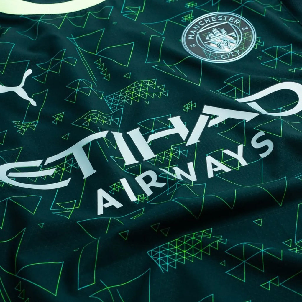Manchester City EA Sports Fourth Jersey 202526 Football Jersey