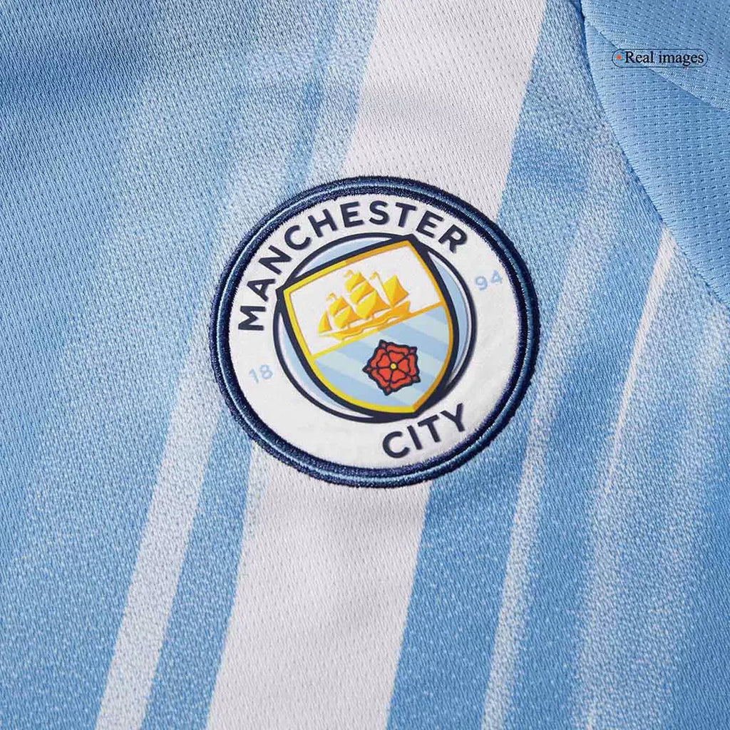 Manchester City Home Jersey Kit 202526 Football Jersey