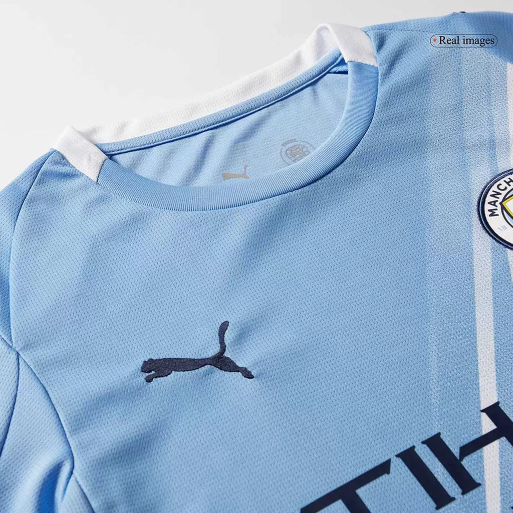 Manchester City Home Jersey Kit 202526 Football Jersey