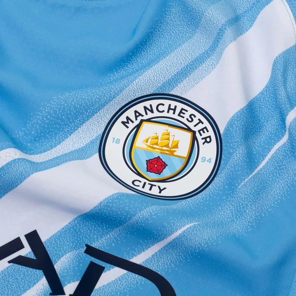 Manchester City Home Match Jersey Player Version 202526 Football Jersey