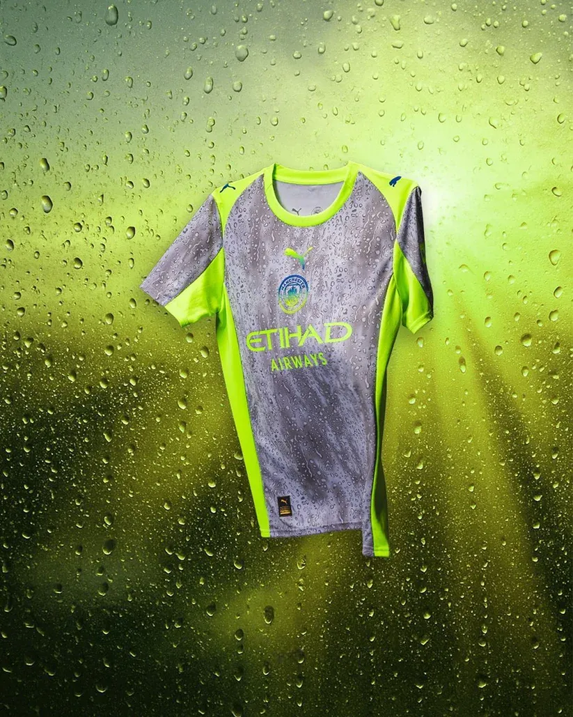 Manchester City Third Match Jersey Player Version 202526 Football Jersey
