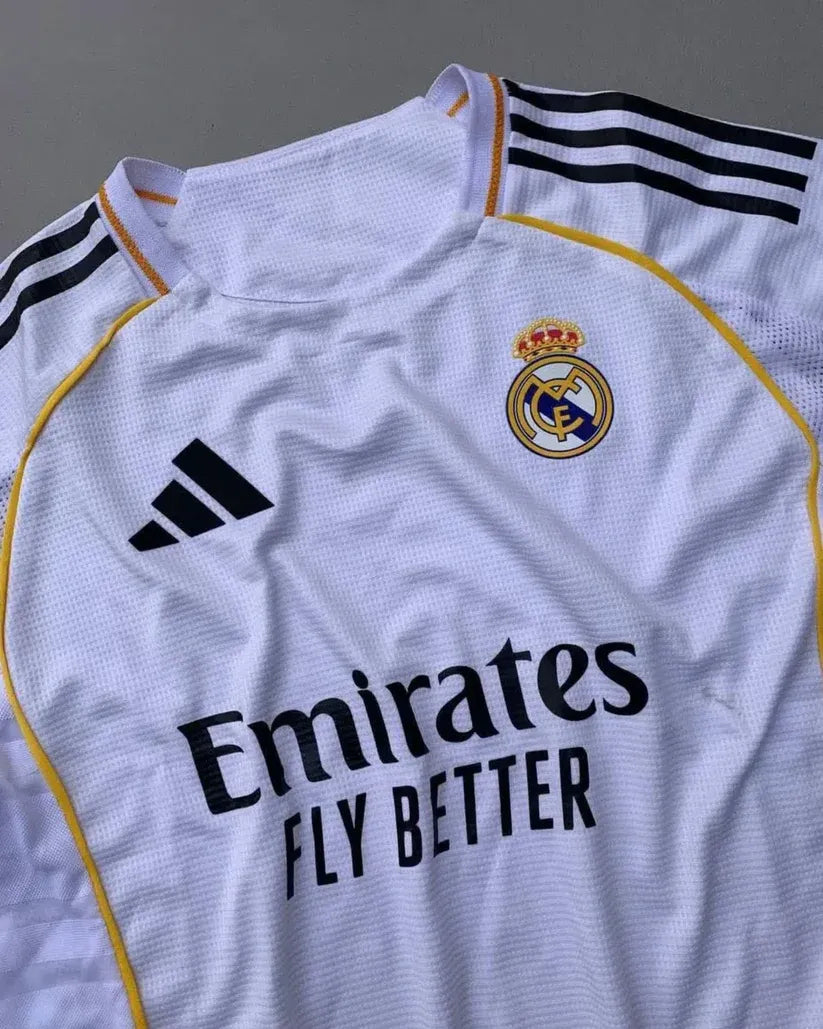 Real Madrid Home Match Jersey Player Version 202526 Football Jersey