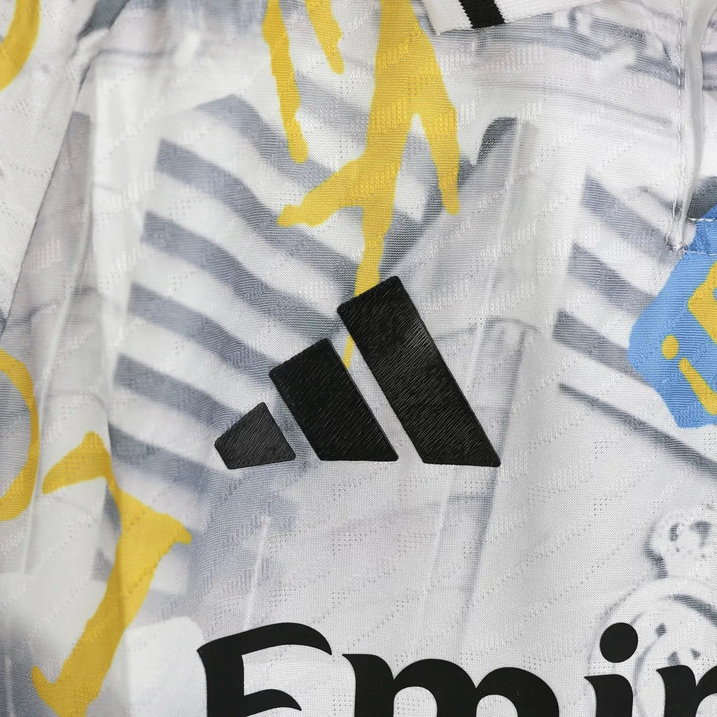 RMA Glory Graffiti Player Version Solid Jersey 202526 Football Jersey