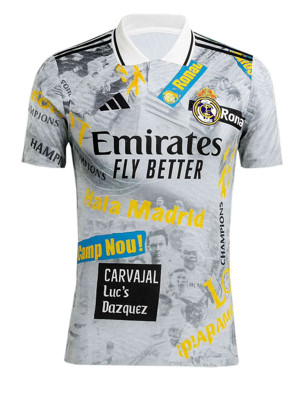 RMA Glory Graffiti Player Version Solid Jersey 202526 Football Jersey