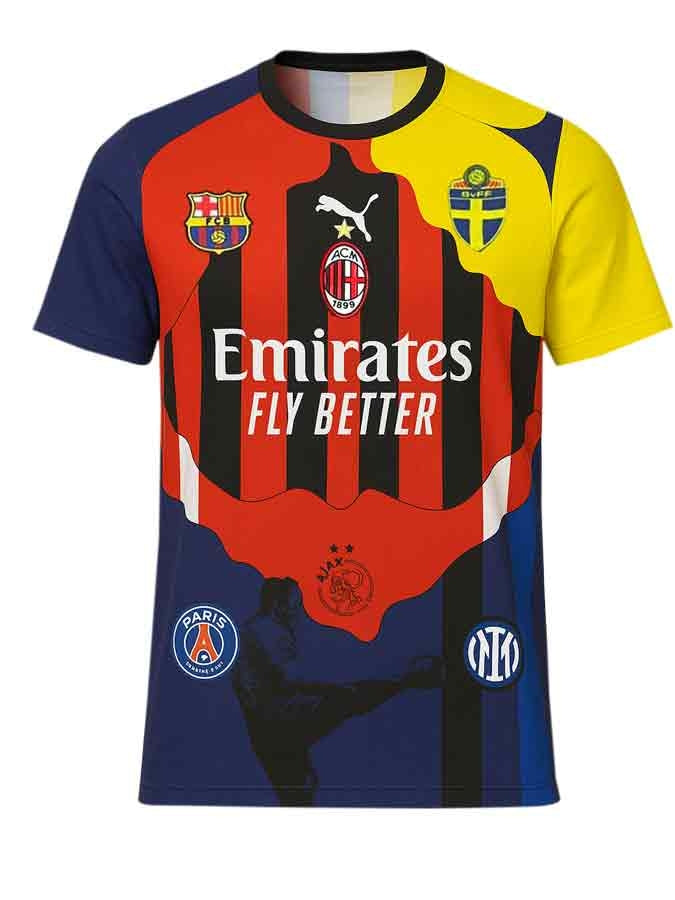 Zlatan-Ibrahimovic-All-Club-One-Jersey-25-26-Season-Back Football Jersey Football Jersey