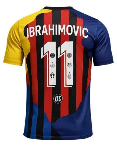 Zlatan-Ibrahimovic-All-Club-One-Jersey-25-26-Season-Back Football Jersey